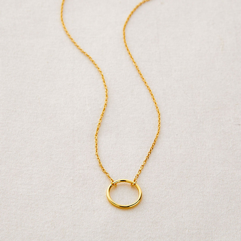 SACRED CIRCLE NECKLACE- GOLD
