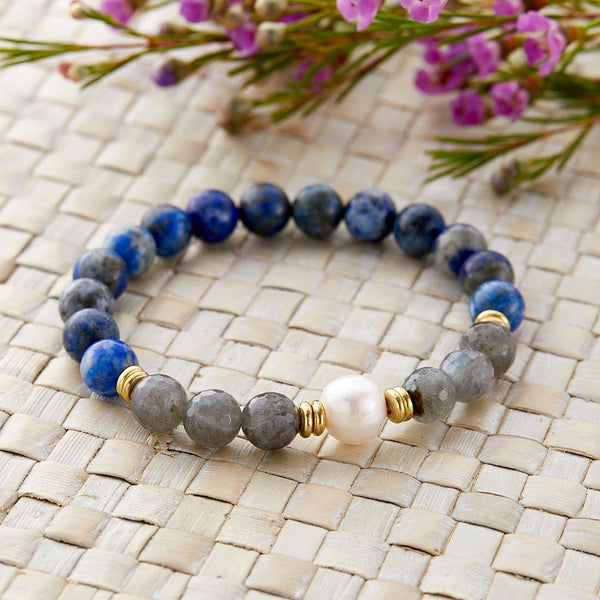 SPEAK UP BRACELET Silver & Sage Jewelry