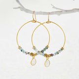 SERENITY HOOP EARRINGS