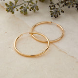 MEDIUM INFINITY HOOPS - GOLD