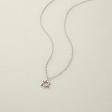 SILVER STAR OF DAVID NECKLACE