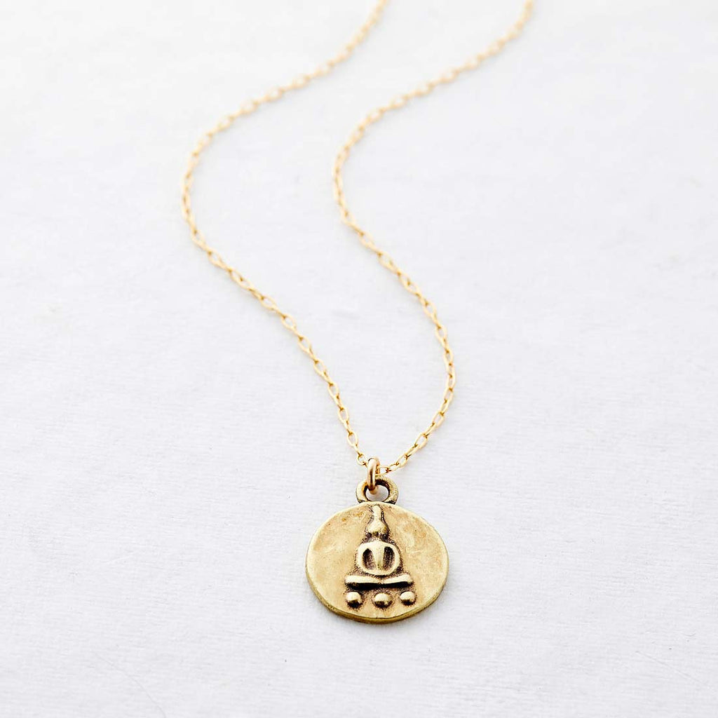FOUNTAIN OF CALM NECKLACE- GOLD