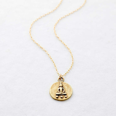 FOUNTAIN OF CALM NECKLACE- GOLD