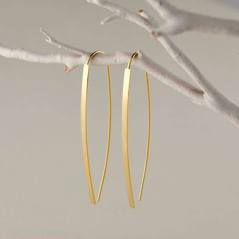EDGE OF LIGHT EARRINGS- GOLD