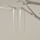EDGE OF LIGHT EARRINGS- SILVER