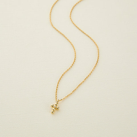 GOLD CROSS NECKLACE