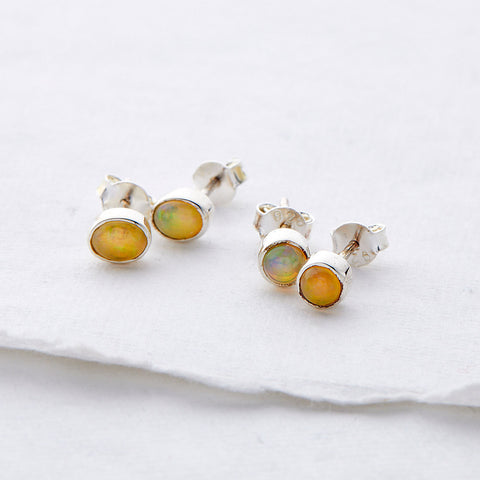 OPAL STUD EARRINGS