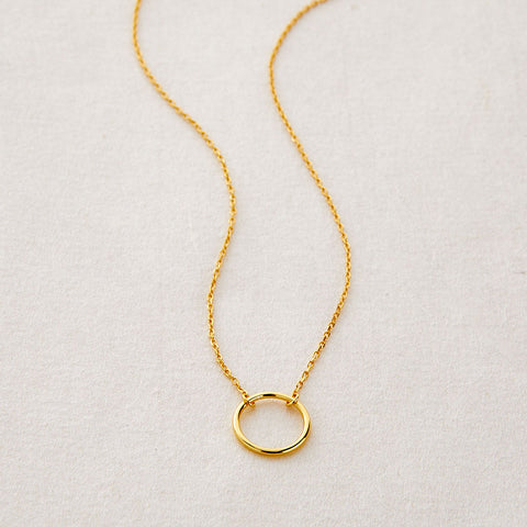 SACRED CIRCLE NECKLACE- GOLD