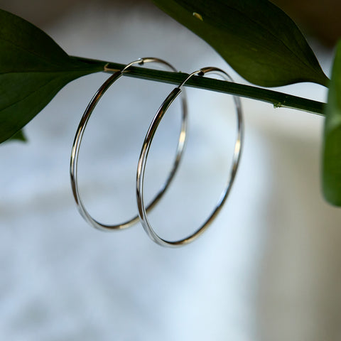 INFINITY HOOPS - SILVER