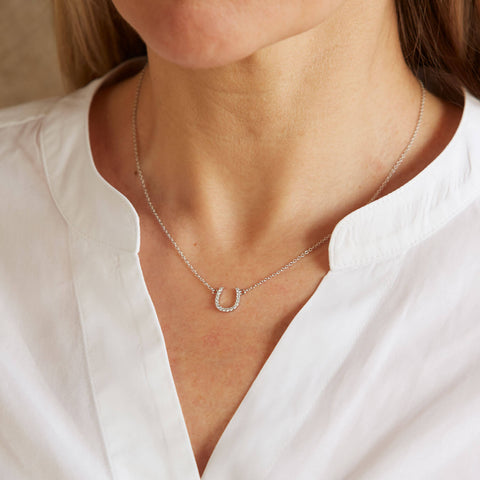 SPARKLING LUCK NECKLACE - SILVER